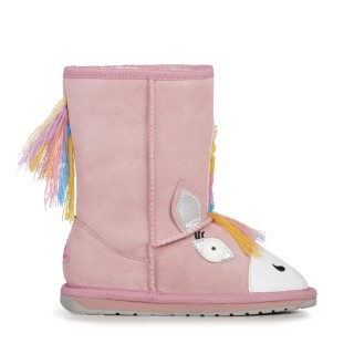 EMU Merino vilnos batukai Unicorn Pale Pink